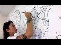 Zen Mural Touch Up | Timelapse Art