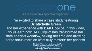 DAX Copilot: Save Time, Improve Accuracy, and Focus on What Matters by DictationOne