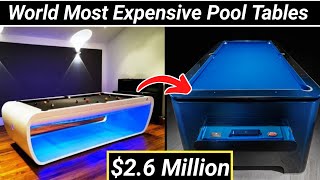 World Most Expensive Pool Tables | Bio & NetWorth School