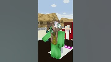 Help JJ and Mikey become the Strongest - Maizen Minecraft Animation #maizen #minecraft #shorts