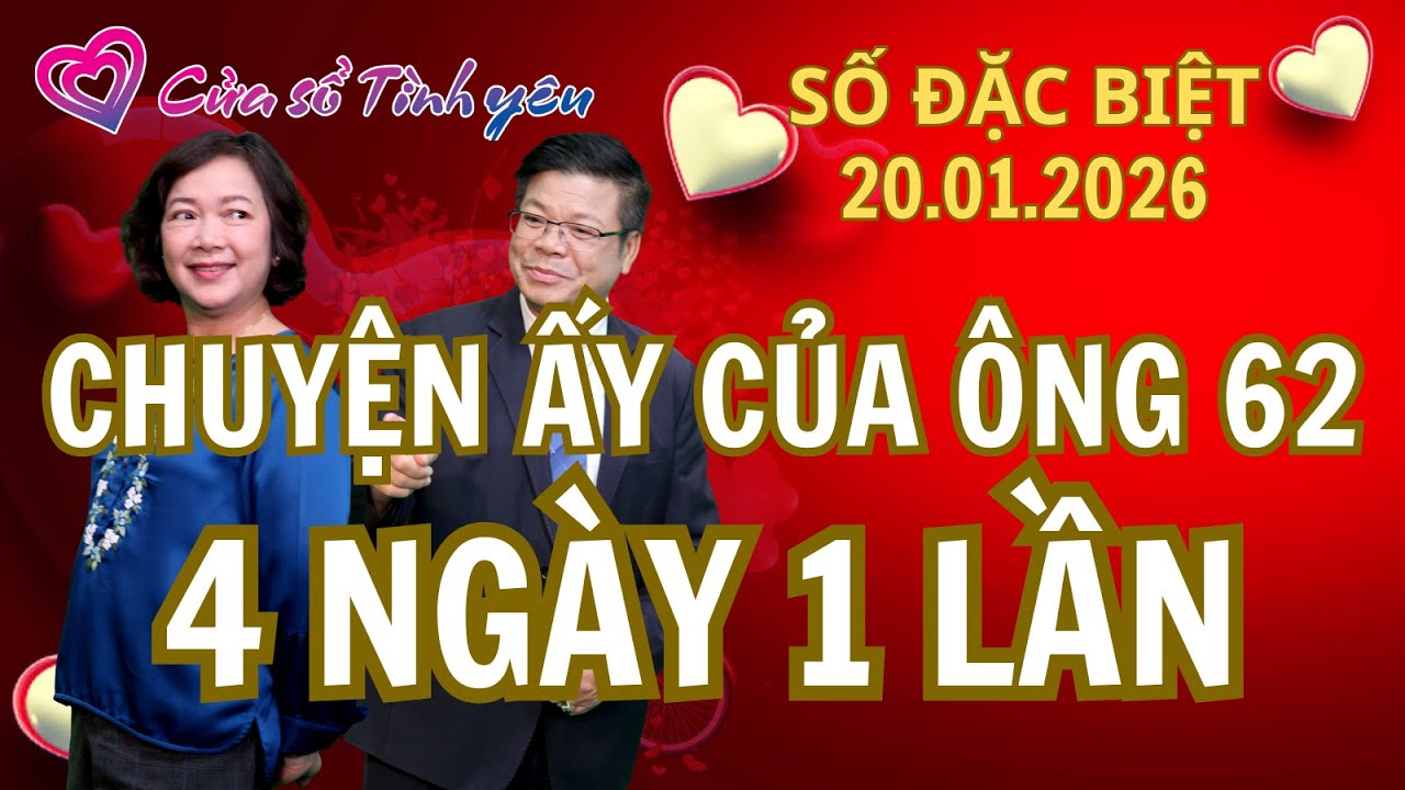 Chuyện ấy của ông 62 tuổi - 4 ngày 1 lần | Cửa sổ tình yêu | Chuyên gia tâm lý Đinh Đoàn
