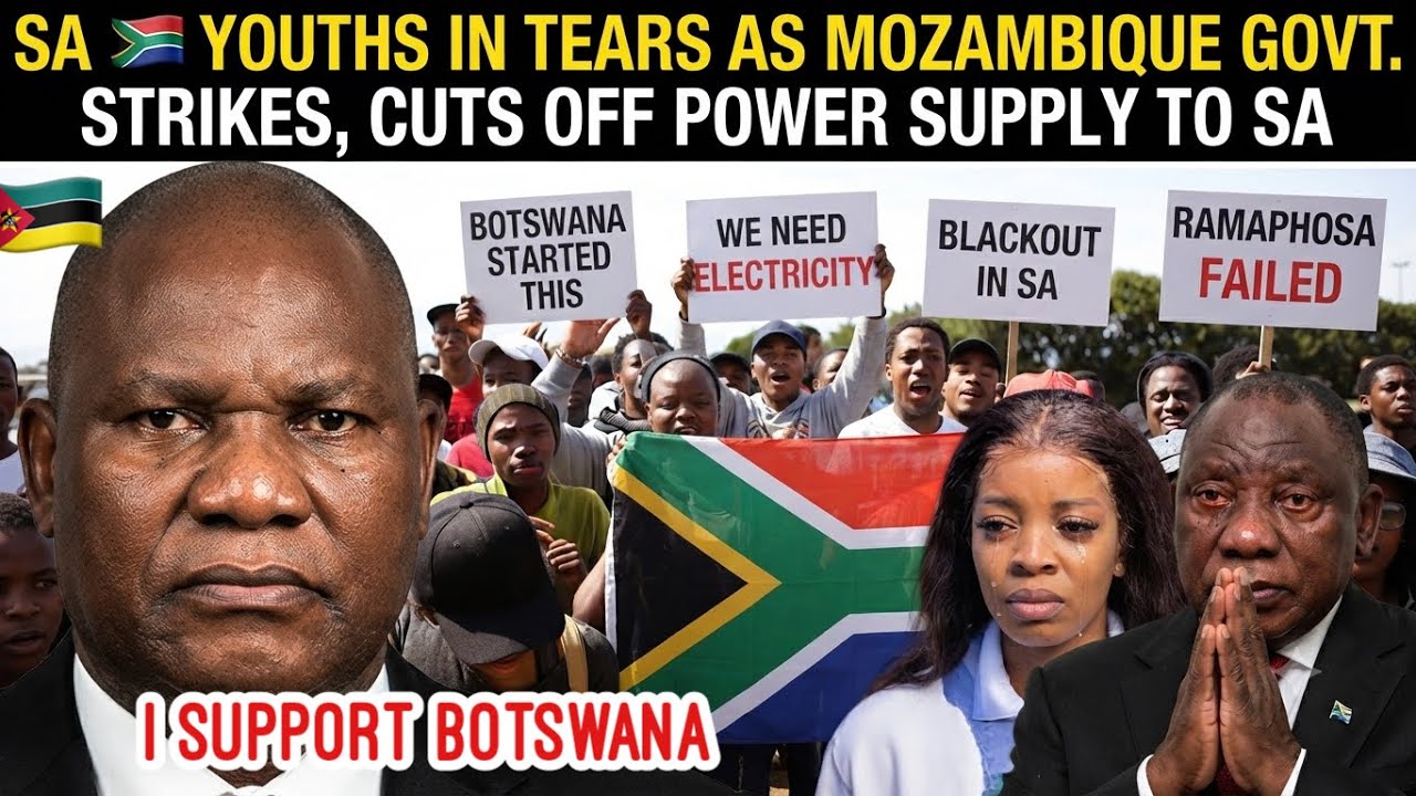 BACKFIRED‼️SA 🇿🇦 YOUTHS CRIES OUT 😭AS MOZAMBIQUE GOVT. CUTS OFF POWER SUPPLY TO SOUTHAFRICA 