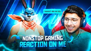 NONSTOP GAMING EPIC REACTION ON MY GAMEPLAY IN HIS LIVE STREAM🔥🥵 || NONSTOP SHOCKED RN ROCKED😎