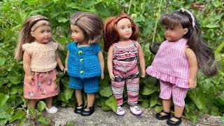 Mini American Girl Dolls Summer Outfit Collaboration @wheredollsdwell