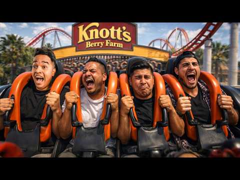 4 Hispanics Go to Knott's Berry Farm!