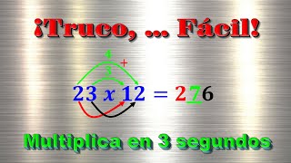 🤗 Cómo MULTIPLICAR en 3 SEGUNDOS (de forma MENTAL) | TRUCOS MATEMÁTICOS | 6 Ejercicios  #profeguille