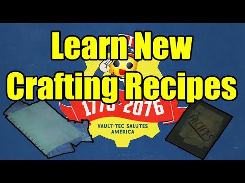 Fallout 76 - Learn New Crafting Recipes! How to Unlock New Armor and Weapon Mods (Fallout 76 Guide)