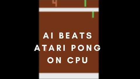 AI Learns to Win Atari Pong in OpenAI