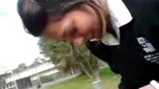 Girl Eats Apple