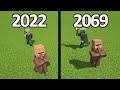 minecraft animations now vs 2069