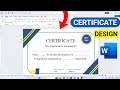 👉 “Sirf 7 Minutes me Professional Certificate Design in MS Word (2026)”