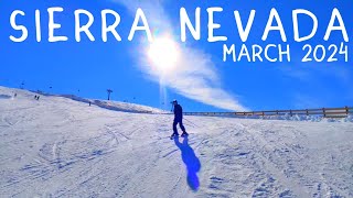 SIERRA NEVADA BEST SKI RESORT IN SPAIN MARCH 2024