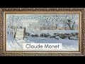 Claude monet art collection for your tv  virtual art gallery  3 hr  4k ultra