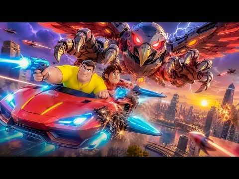 Guru Bhole के पीछे पड़ा विशाल Robot Eagle | Moral Stories | Hindi Children Story