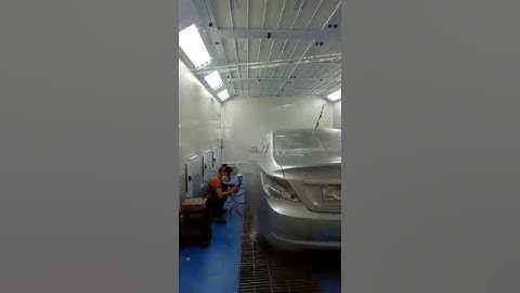 Auto paint spray booth for car #carpainting #car #autobody #autorepair #spraybooth #painting #car