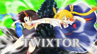 Tohru vs. Elma Twixtor with RSMB   sharpen (Miss Kobayashi's Dragon Maid)