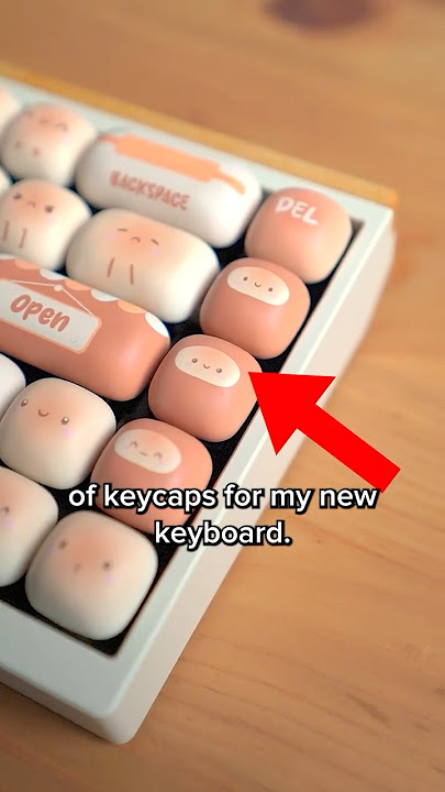 I made a Bread Themed keyboard.