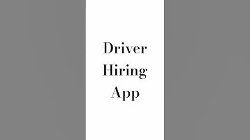 Android Online Driver Hiring App using Firebase | Android Studio | Java #android  #driver #iphone