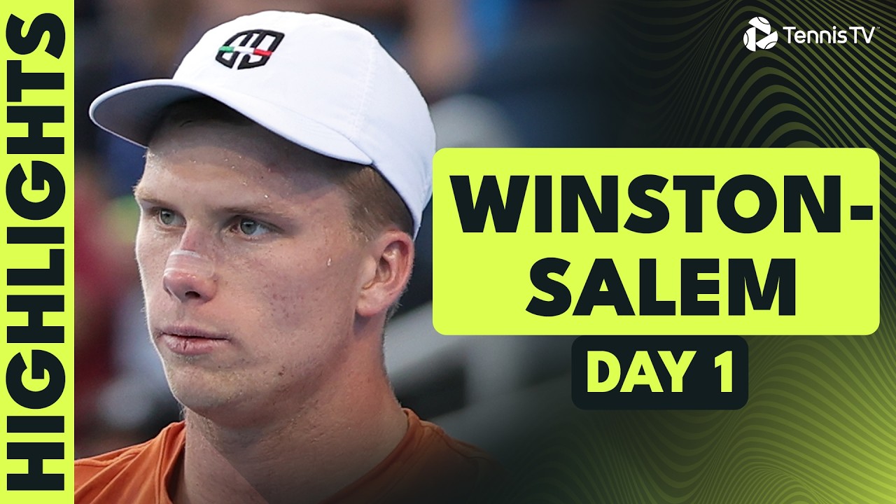 Brooksby, Carreno-Busta, Vallejo & Mpetshi Perricard Feature | Winston-Salem 2026 Day 1 Highlights