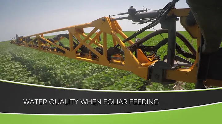 Water Quality When Foliar Feeding (From Ag PhD #1160 - Air Date 6-28-20)