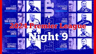 2024 Premier League Night 9 Littler v van Gerwen