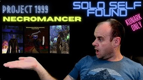 Some City of Mist and Dreadlands - Everquest Project 1999 Solo Self Found (Kunark Only) Necro,