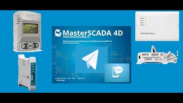 MasterSCADA 4D, библиотека С2000ВТ, С2000ДЗ. Уведомление в Телеграм и по СМС. Часть1