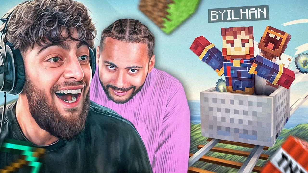 ON DECOUVRE UN PARC D'ATTRACTION SUR MINECRAFT 💀 (le retour de MOUSIEUR) Crazy Town #10