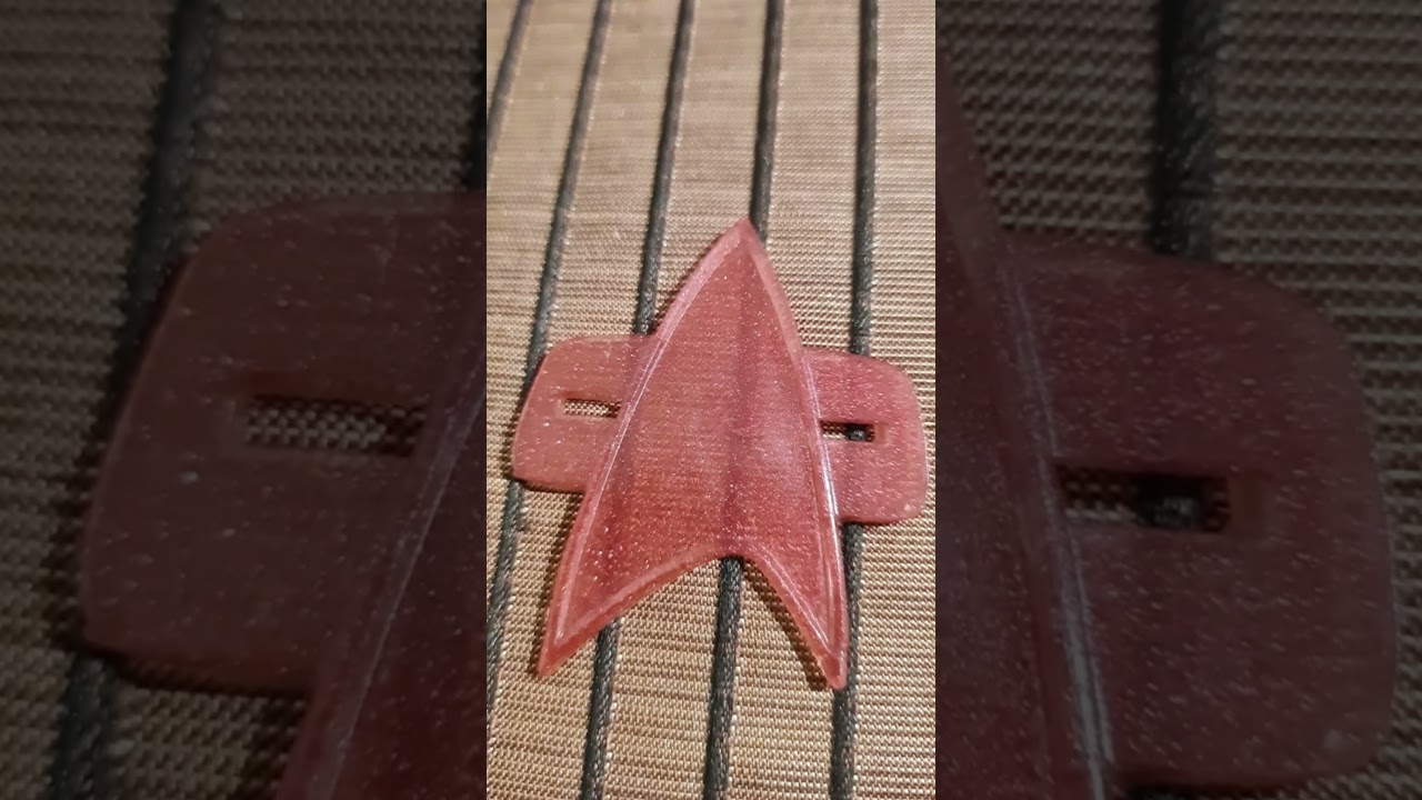 Star Trek Voyager Fan Art Badge in Resin 