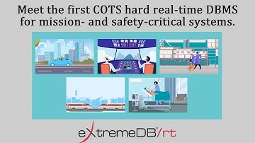 How is a hard real-time database different from an ultra-fast database? Get both in eXtremeDB/rt.