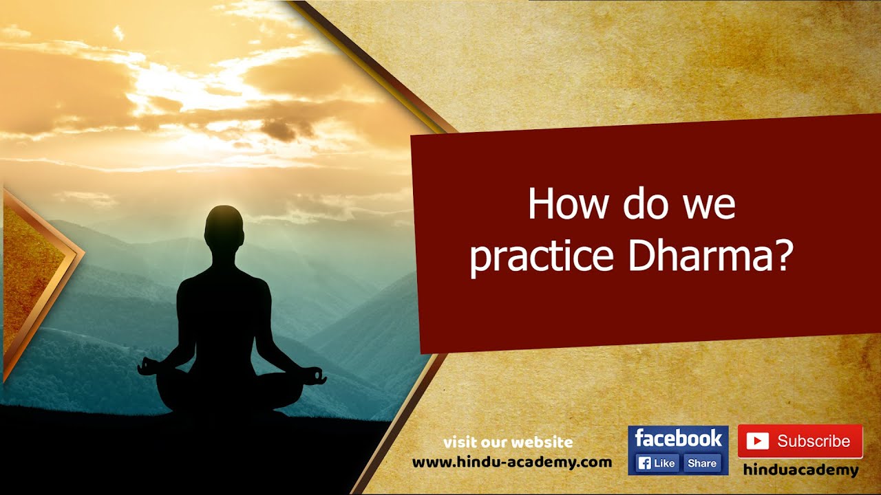 How do we practice Dharma? - YouTube