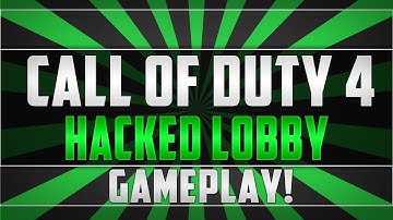 Call of Duty 4 Modern Warfare: Hacked/Modded Lobby Gameplay