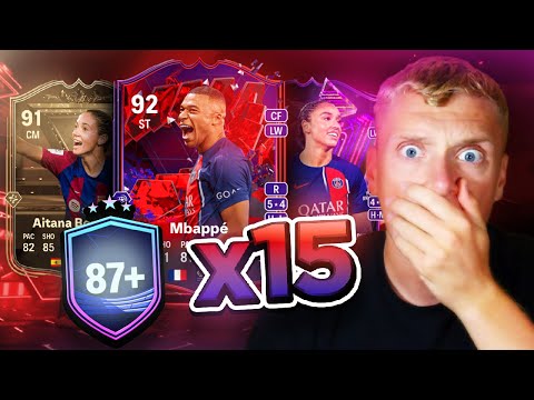 I OPENED 15x 87+ CAMPAIGN UPGRADE PACKS 🤩 FC24 ULTIMATE TEAM 🔥