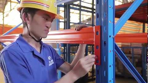 Pallet Rack Installation Demonstration Video