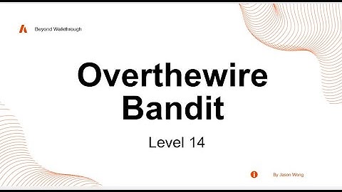 Cyber Security | Penetration Test | CTF  | Bandit 14 | SSH Authentication With Key