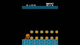 Mario GE Bros NES World 2-1 Secret Path Walkthrough | Hidden Area Revealed #mario #nintendo
