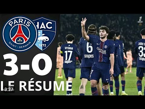 ملخص مباراة باريس سان جيرمان الفرنسي و لوهافر 3 0 اليوم  هدف جواو نيفيس  هدف قاتل