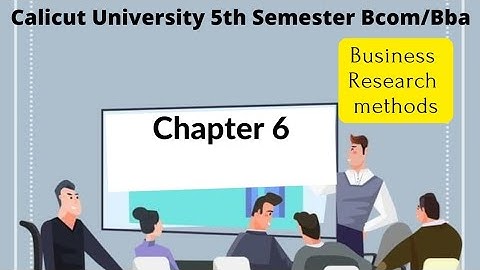 Calicut University 5th sem Bcom BBA Business Research methods 6 th chapter sampling plan