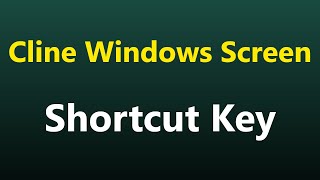 Clear Windows Screen Shortcut key | shortcut key | Computer Update Gyan