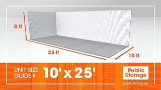 What Can You Fit In A 10x25 Storage Unit? | Public Storage Canada