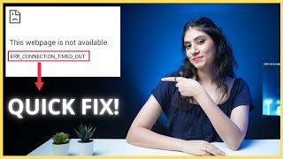 How to fix ERR_CONNECTION_TIMED_OUT error Guide