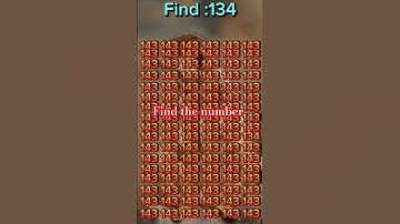 spot the hidden number #brainchallenge #puzzle #braingame#emoji #game