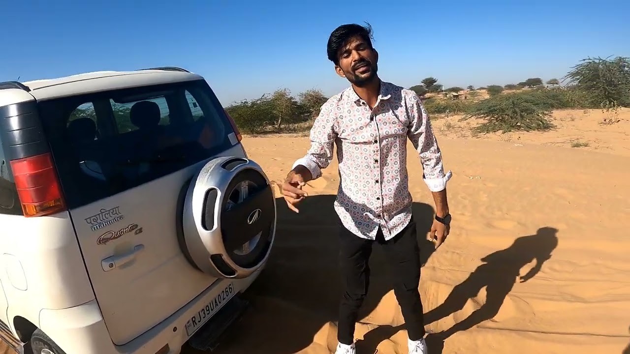 Mahindra quanto off road || sand dunes rajasthan || dechu ka dhora 