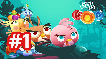 Angry Birds Stella POP - Android Gameplay Walkthrough - Part 1 (Level 1 - 5)