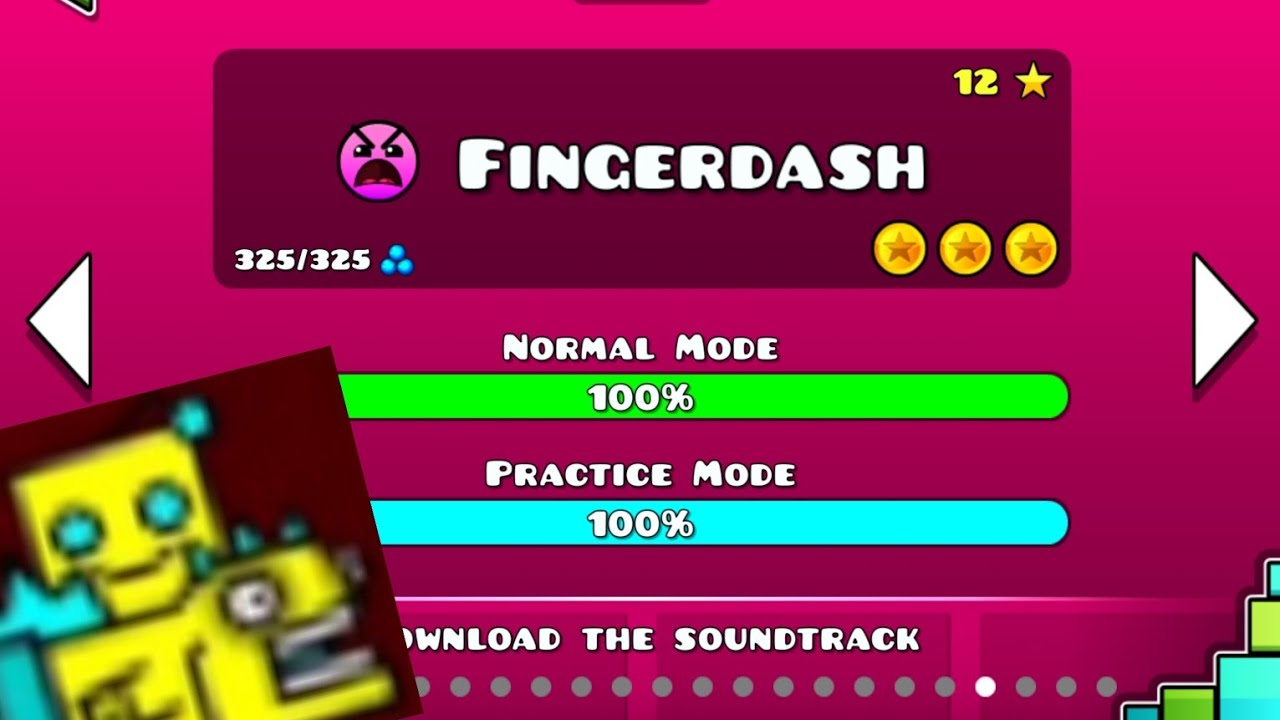 Прохождение Fingerdash (3 монетки).