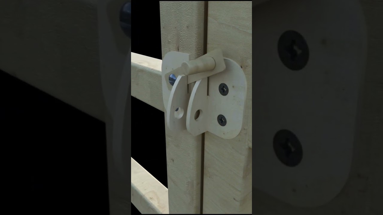 Automatic swing gate lock 