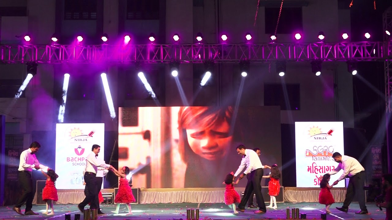 Father Daughter Dance @Nirja Education Campus Lunawada annual day 2020