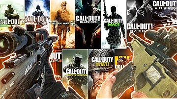 Trickshot On Every Call Of Duty Game Made (B01+BO2 Special)