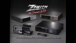 1985 ZENITH VCR COMMERCIAL