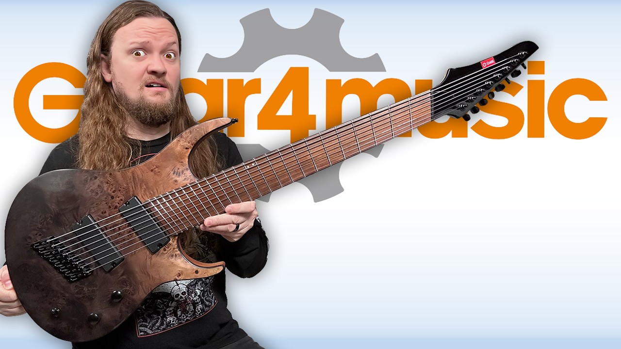 I Tried A Budget 8 String Guitar.. - YouTube